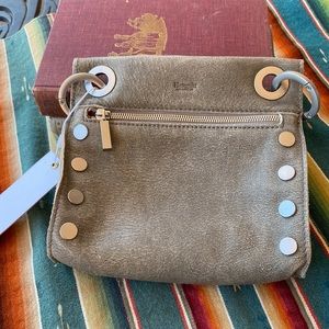 Hammitt Tony Pewter Brushed Silvertone Hardware New AS IS